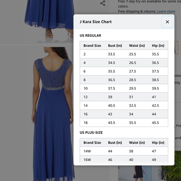 J Kara Women's Scoop Neck Cap Sleeve Beaded Bodice Popover Flare Dress- SIZE 8 - Picture 6 of 7